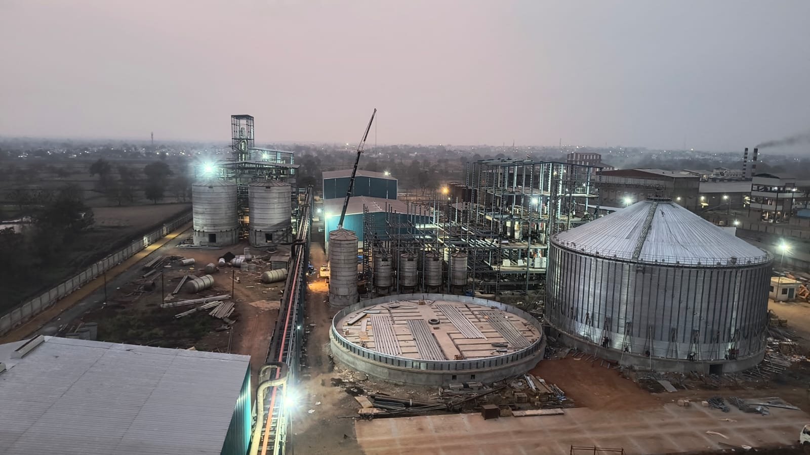 Construction of 200 KLPD Grain Base Ethanol Plant